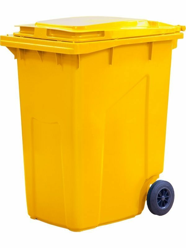 Пластиковый мусорный бак п/э (360 л)