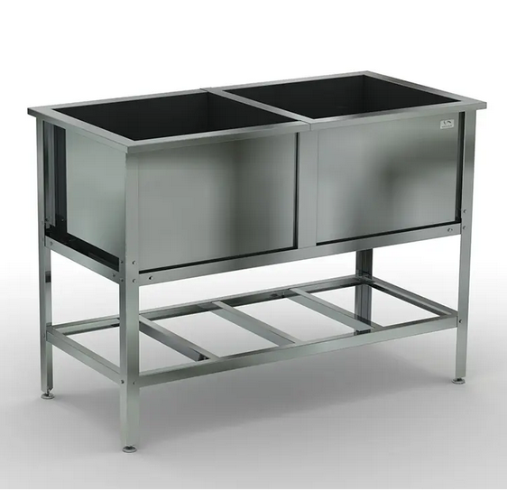 Ванна моечная двухсекционная сварная серии ВМС/2